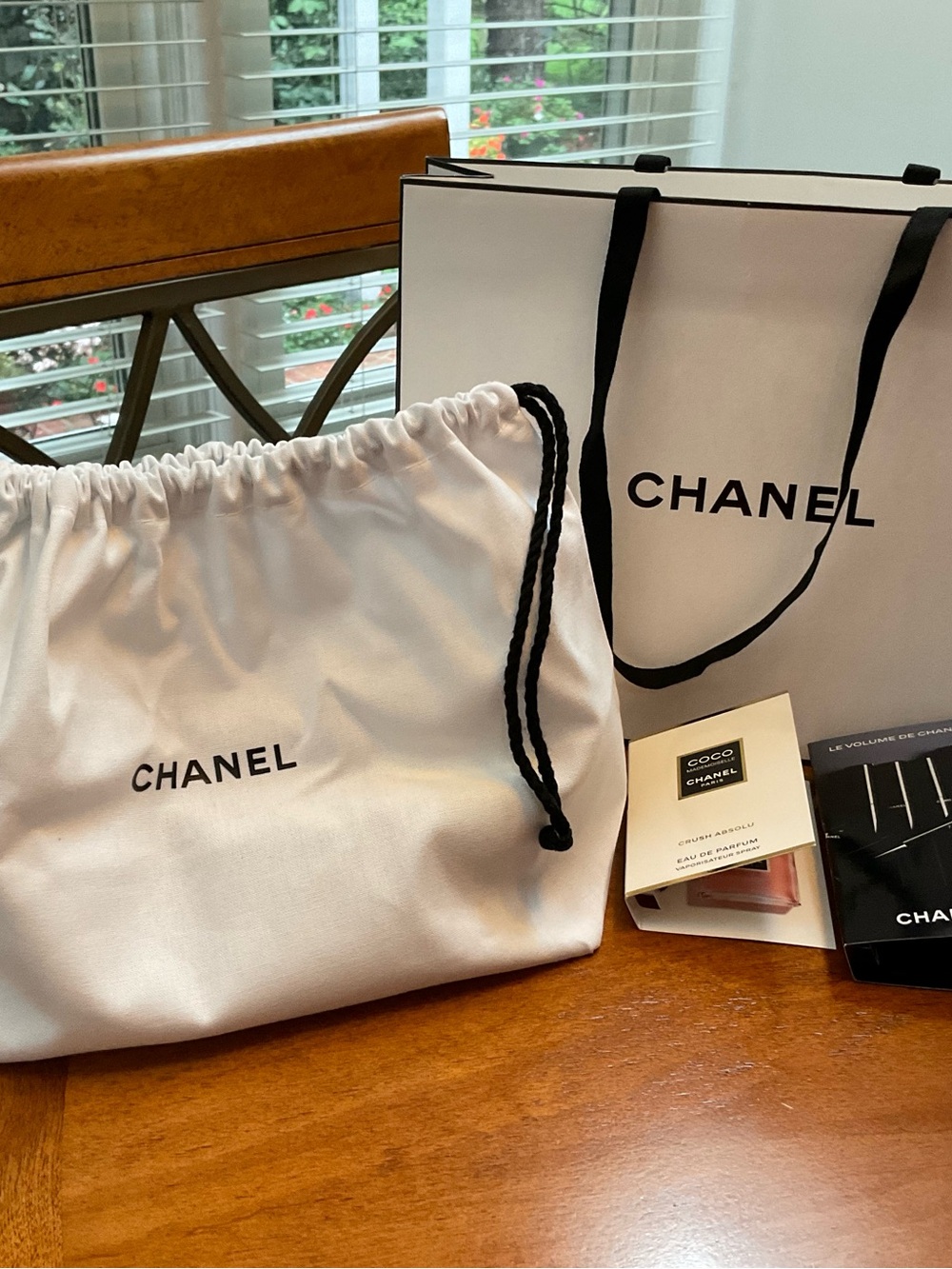 CHANEL Dust bag, gift Bag, Coco Absolu, Mascara AUTHENTIC NWT